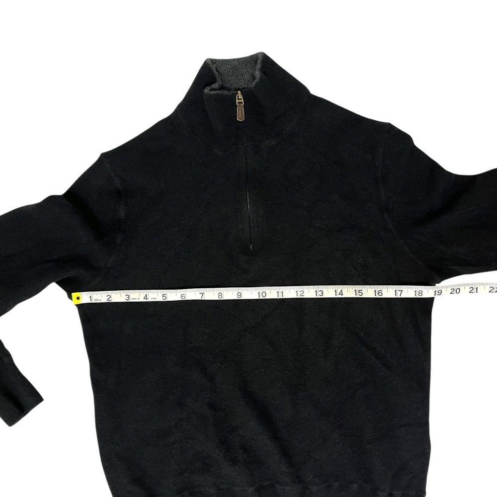 Polo Ralph Lauren Washable Cashmere Half Zip Sweater Men’s M Gray (Fits Small) - Picture 3 of 12